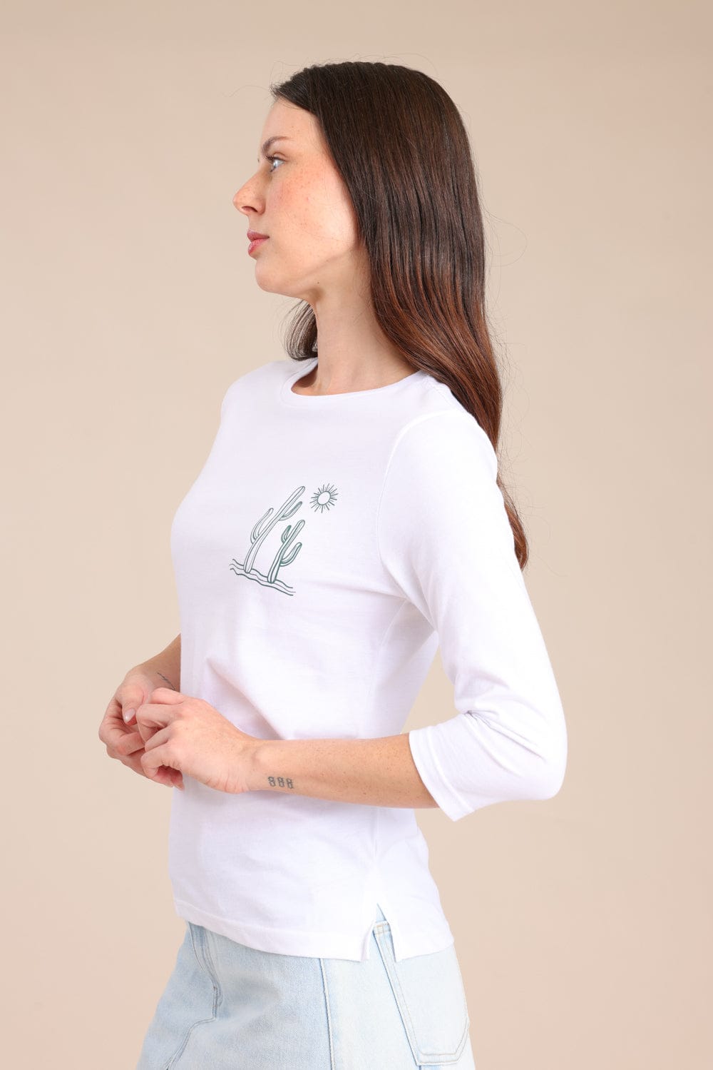 FOX FOX חולצה חולצה עם דפוס חולצה עם דפוס