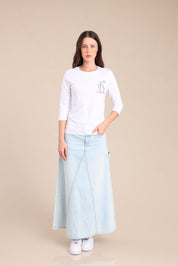 FOX FOX חולצה חולצה עם דפוס חולצה עם דפוס