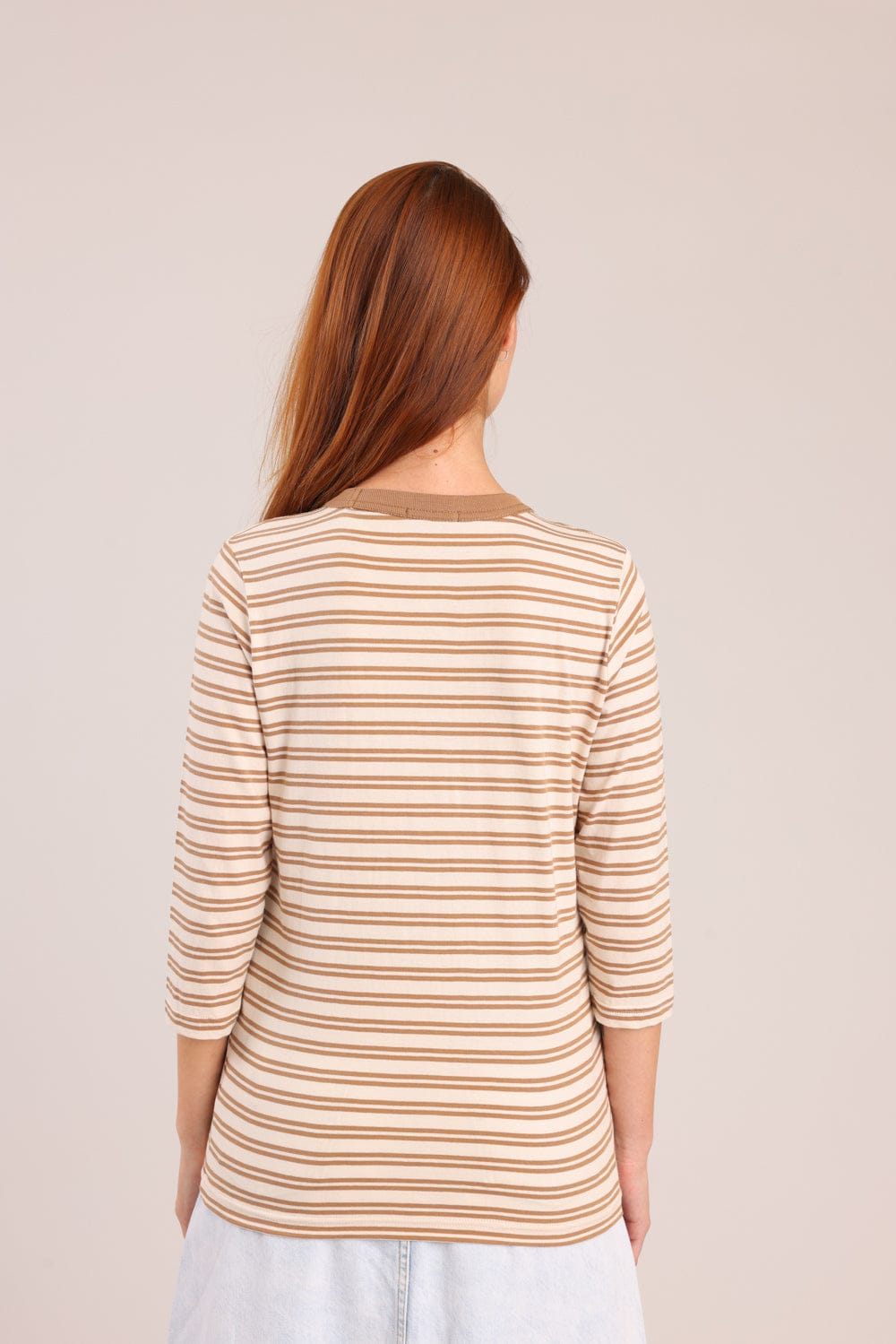 FOX נשים חולצה ארוכה חולצת נשים 3/4 חולצת נשים 3/4