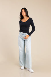 FOX FOX חולצה חולצה חלקה חולצה חלקה