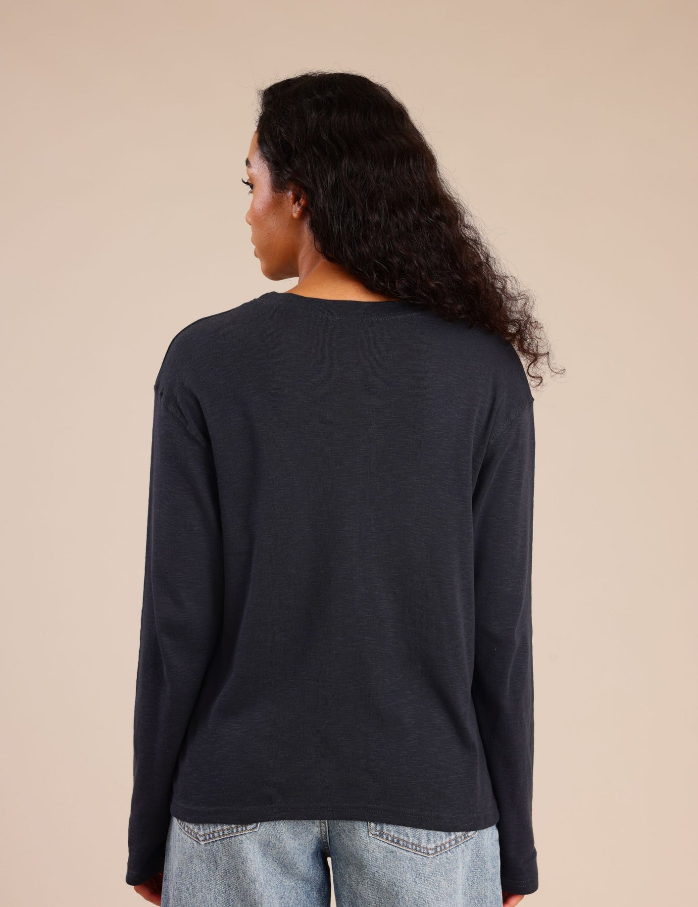 FOX נשים חולצה חולצה חלקה חולצה חלקה