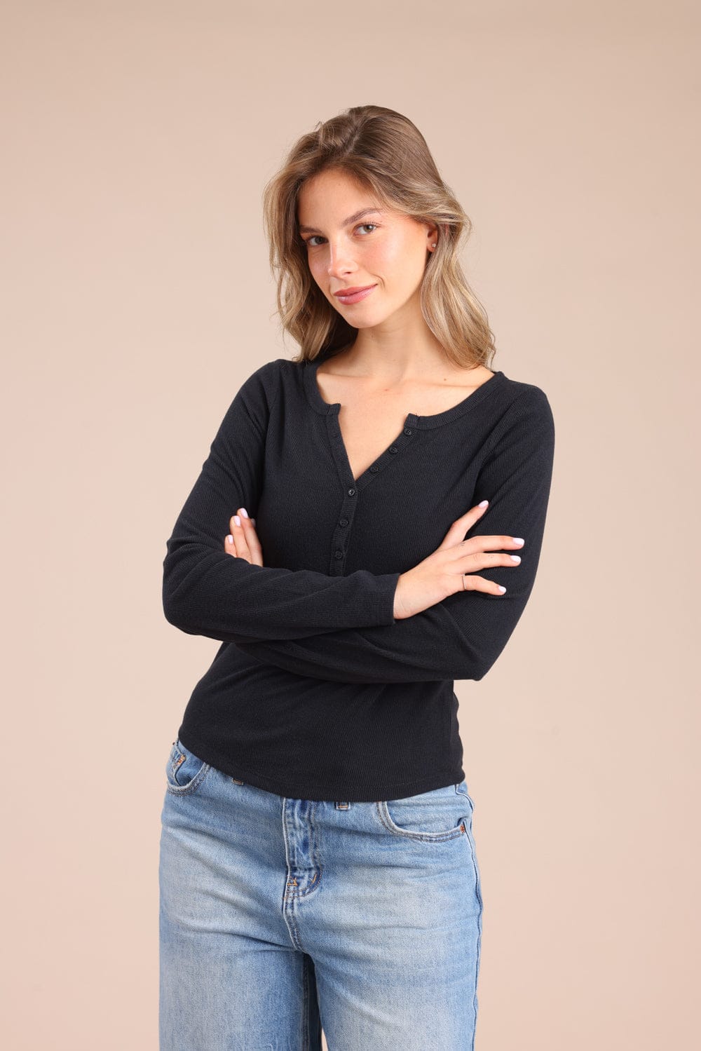 FOX נשים חולצה חולצה עם כפתורים חולצה עם כפתורים