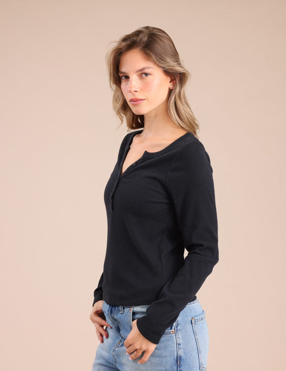 FOX נשים חולצה חולצה עם כפתורים חולצה עם כפתורים