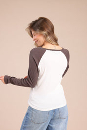 FOX נשים חולצה חולצת רגלן עם הדפס חולצת רגלן עם הדפס