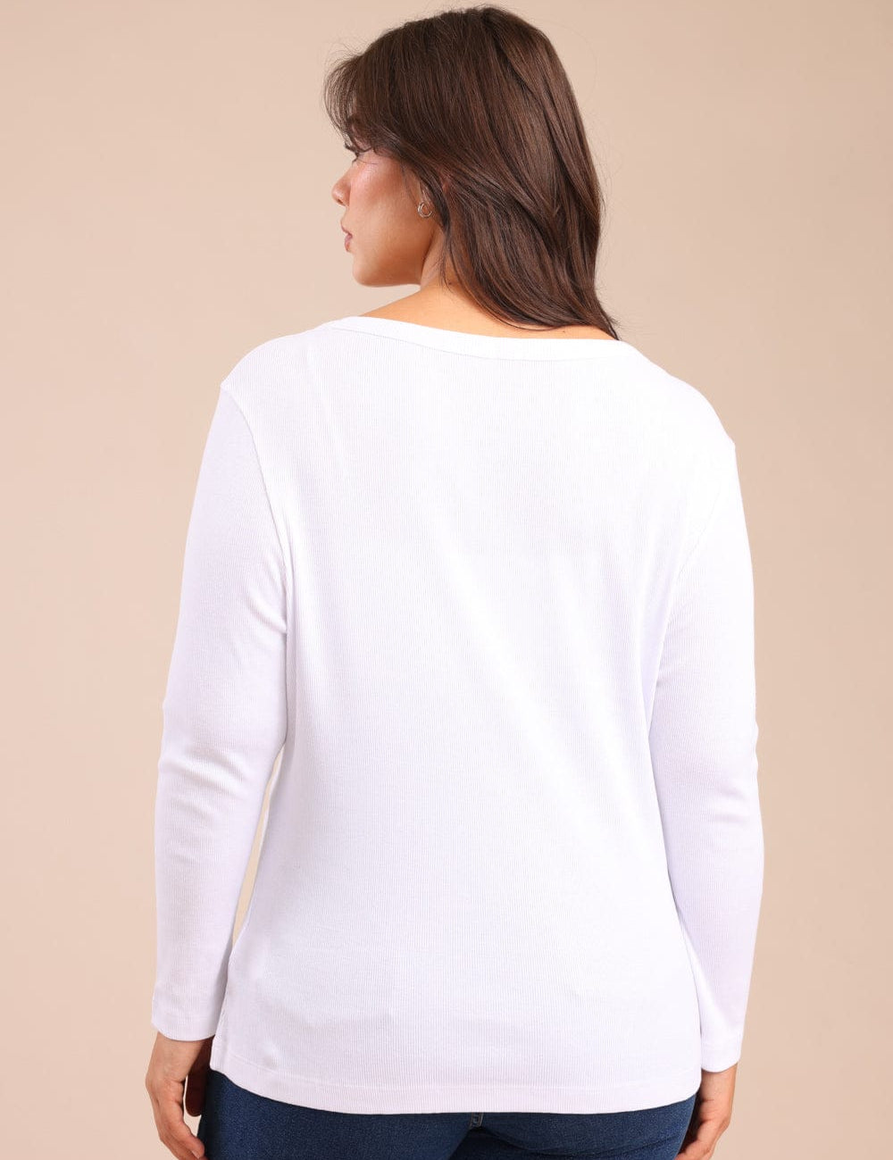 FOX פלאס נשים חולצה חולצה חלקה| PLUS SIZE חולצה חלקה| PLUS SIZE