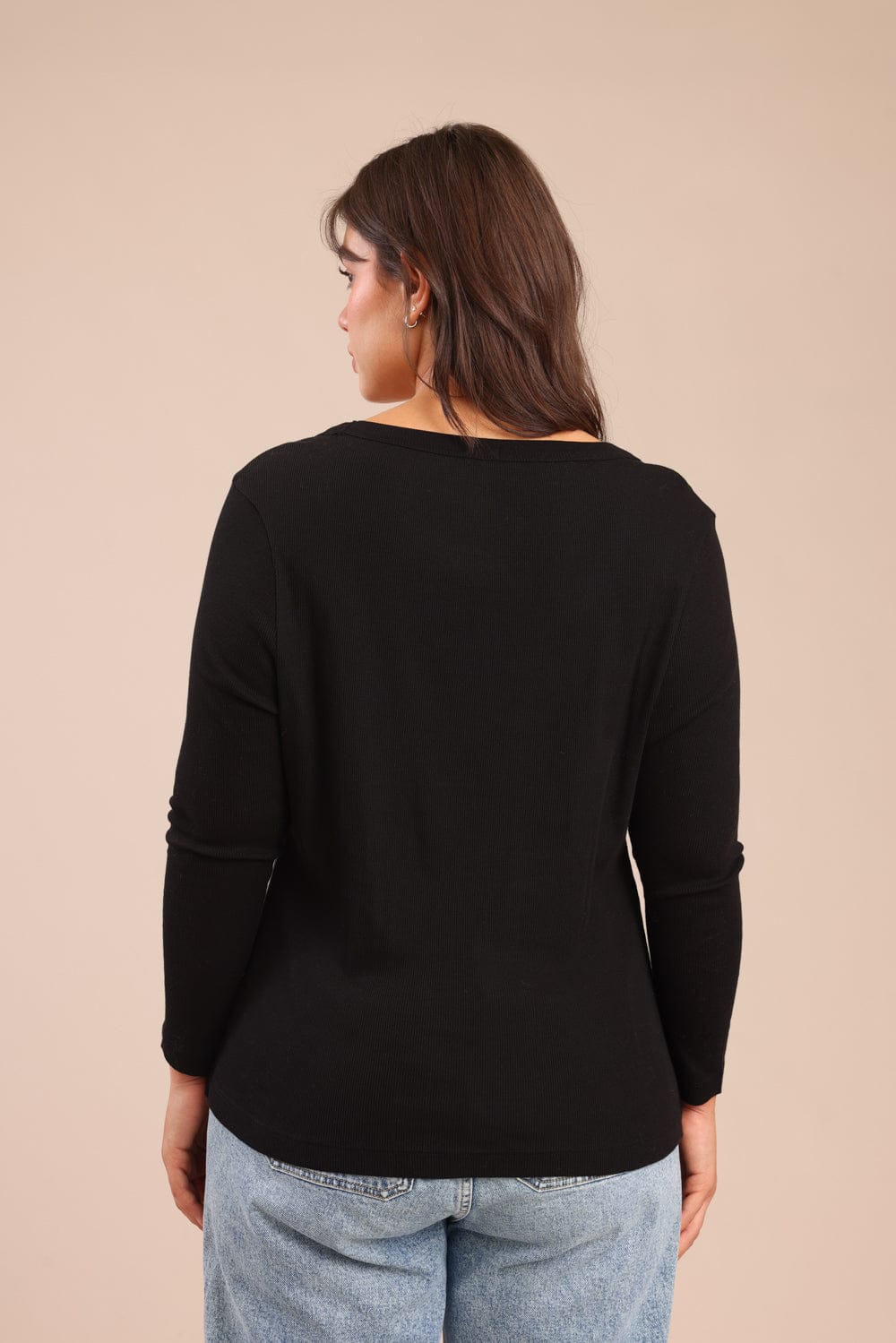 FOX פלאס נשים חולצה חולצה חלקה| PLUS SIZE חולצה חלקה| PLUS SIZE