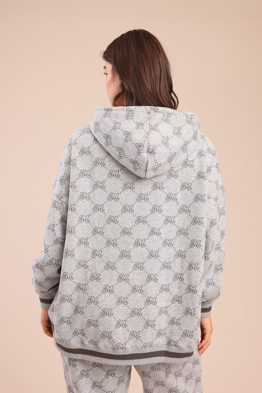 FOX פלאס נשים פוטרים פוטר קפוצ'ון ממותג מיקי מאוס| PLUS SIZE פוטר קפוצ'ון ממותג מיקי מאוס| PLUS SIZE