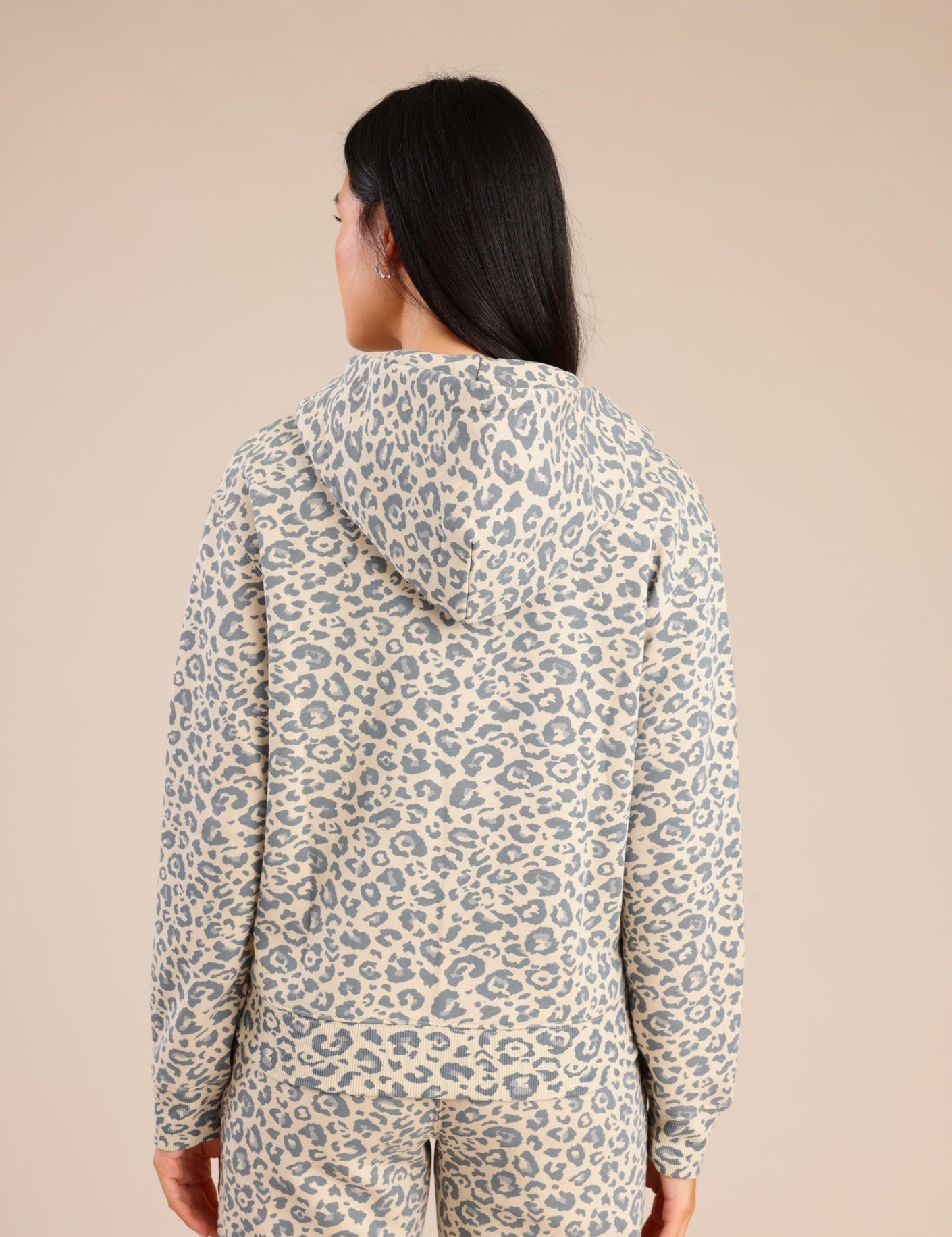 FOX נשים פוטרים פוטר קפוצ'ון עם הדפס פוטר קפוצ'ון עם הדפס