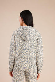 FOX נשים פוטרים פוטר קפוצ'ון עם הדפס פוטר קפוצ'ון עם הדפס