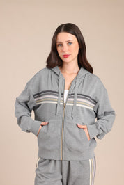 FOX נשים פוטרים פוטר קרדיגן קפוצ'ון פוטר קרדיגן קפוצ'ון