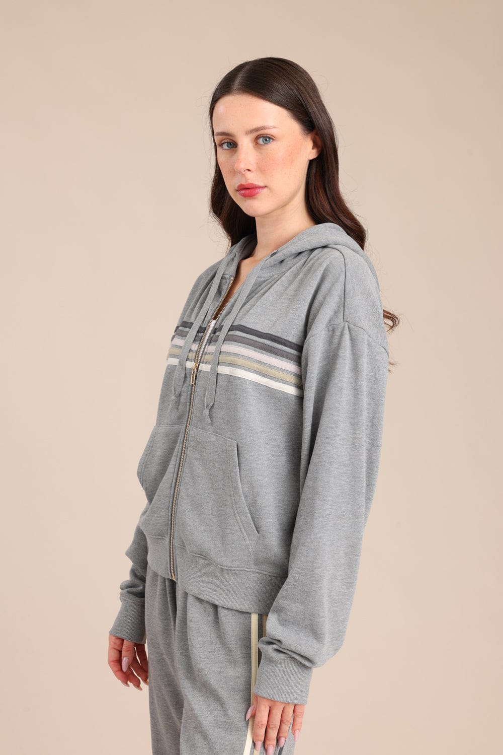 FOX נשים פוטרים פוטר קרדיגן קפוצ'ון פוטר קרדיגן קפוצ'ון