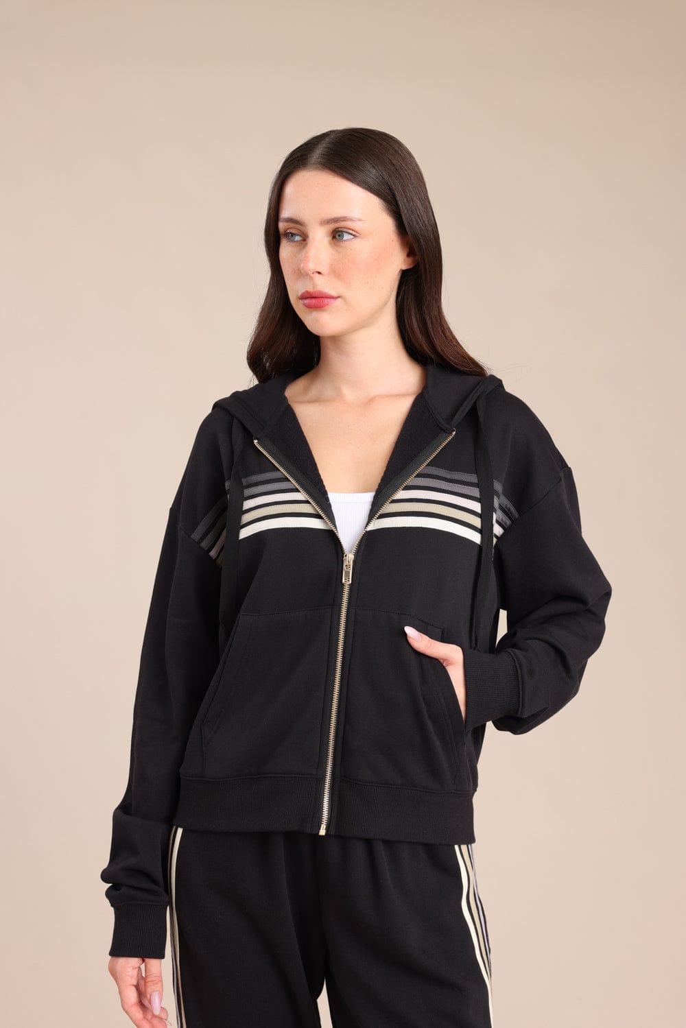 FOX נשים פוטרים פוטר קרדיגן קפוצ'ון פוטר קרדיגן קפוצ'ון