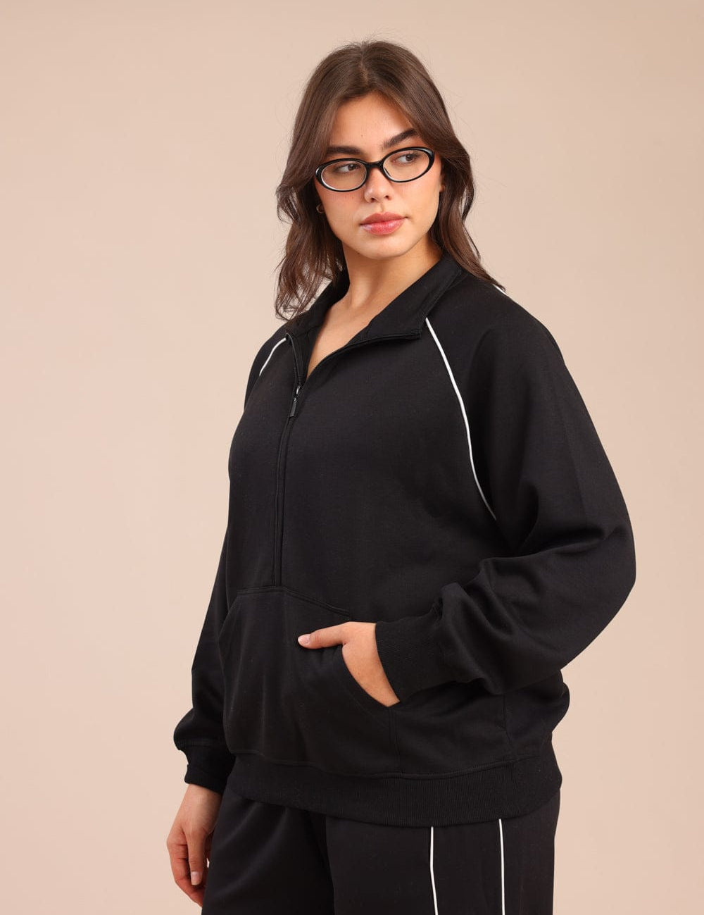 FOX פלאס נשים פוטרים פוטר קרדיגן| PLUS SIZE פוטר קרדיגן| PLUS SIZE