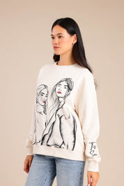 FOX נשים פוטרים פוטר עם הדפס פוטר עם הדפס