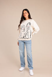 FOX נשים פוטרים פוטר עם הדפס פוטר עם הדפס