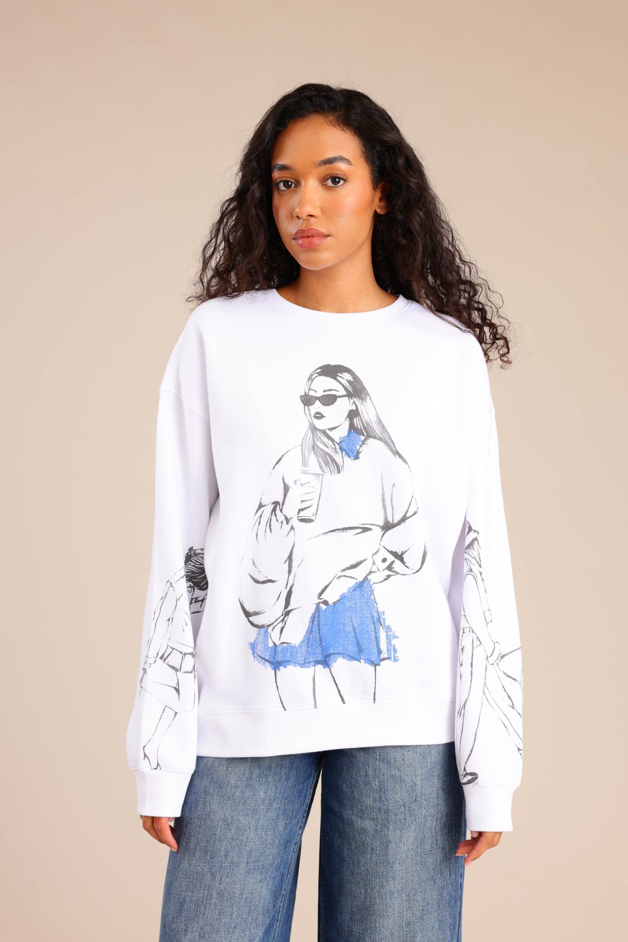 FOX נשים פוטרים פוטר עם הדפס פוטר עם הדפס