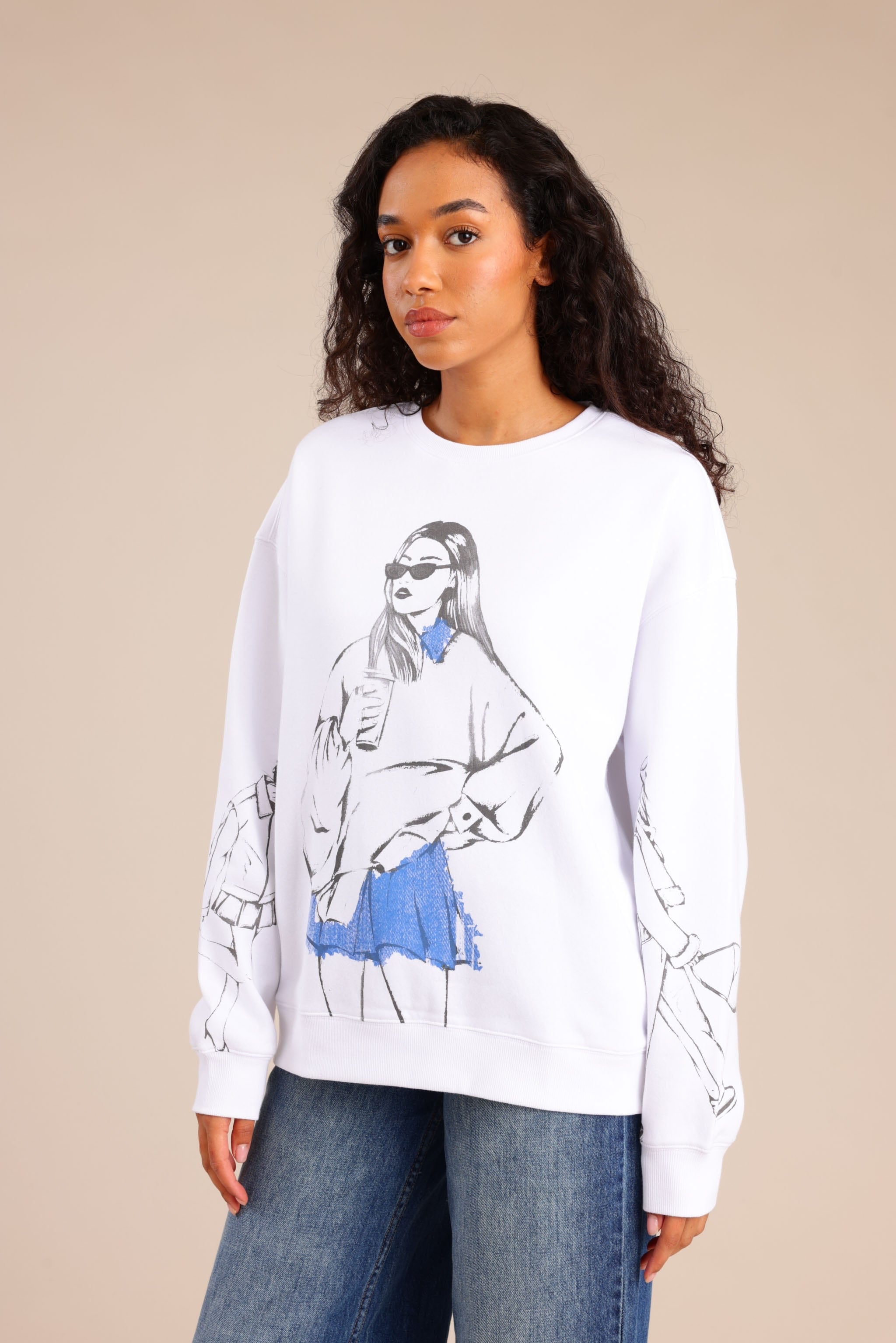 FOX נשים פוטרים פוטר עם הדפס פוטר עם הדפס