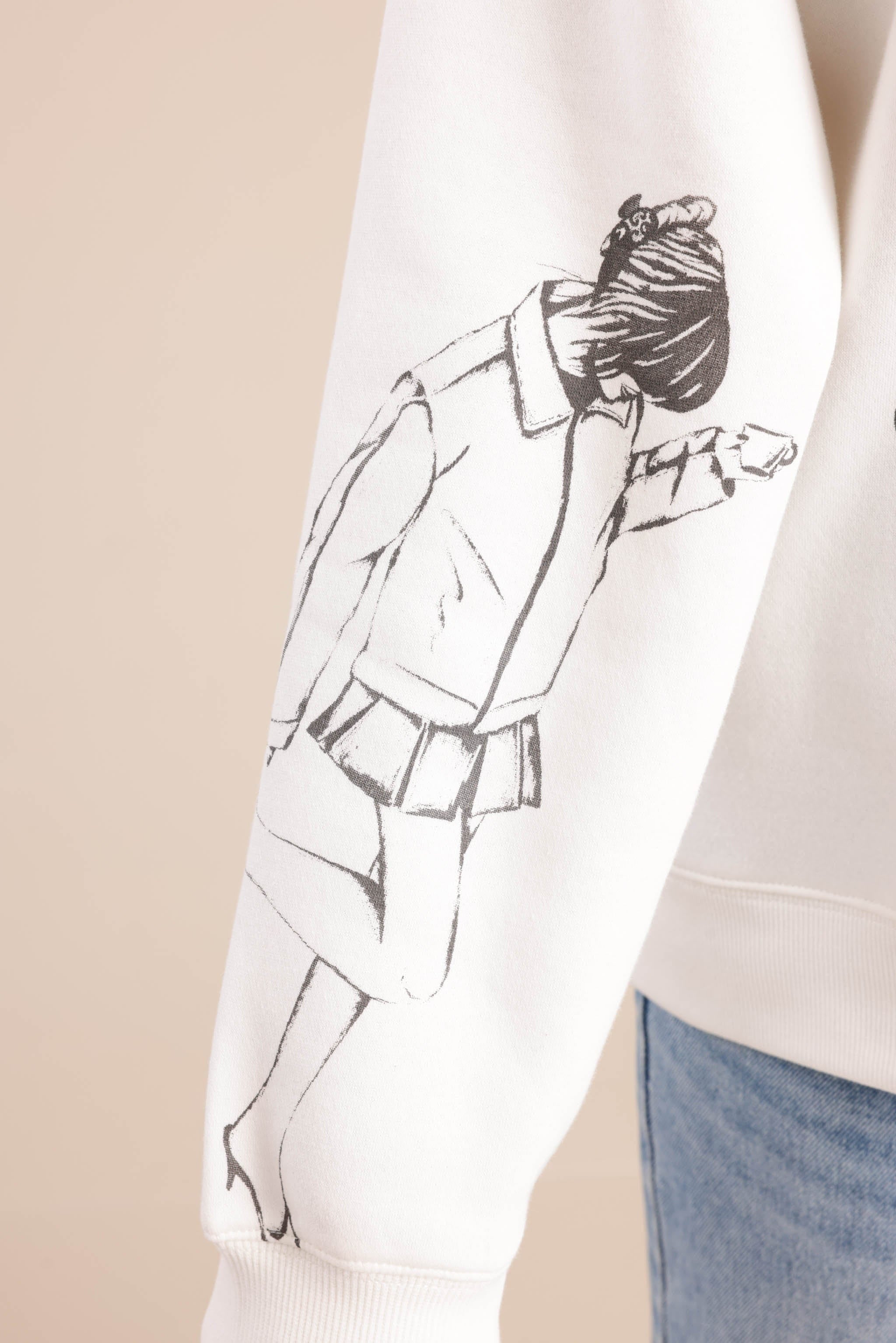 FOX נשים פוטרים פוטר עם הדפס פוטר עם הדפס