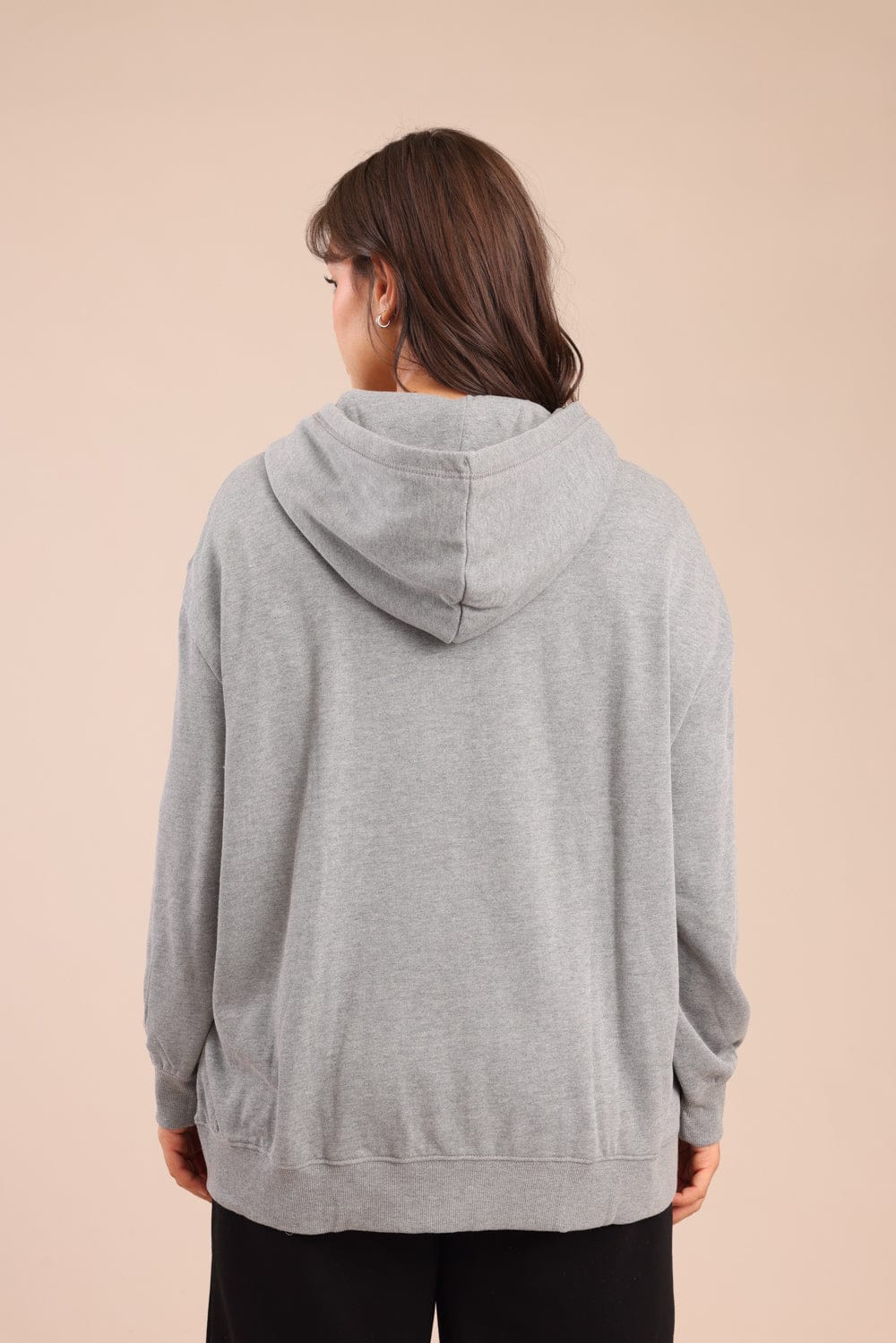 FOX פלאס נשים פוטרים פוטר קרדיגן קפוצ'ון| PLUS SIZE פוטר קרדיגן קפוצ'ון| PLUS SIZE