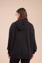 FOX פלאס נשים פוטרים פוטר קרדיגן קפוצ'ון| PLUS SIZE פוטר קרדיגן קפוצ'ון| PLUS SIZE