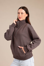 FOX נשים פוטרים פוטר חצי רוכסן פוטר חצי רוכסן