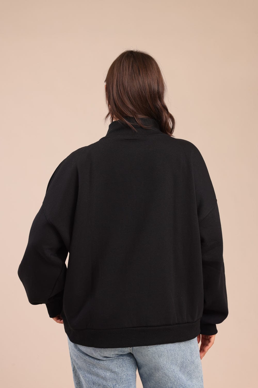 FOX פלאס נשים פוטרים פוטר חצי רוכסן| PLUS SIZE פוטר חצי רוכסן| PLUS SIZE