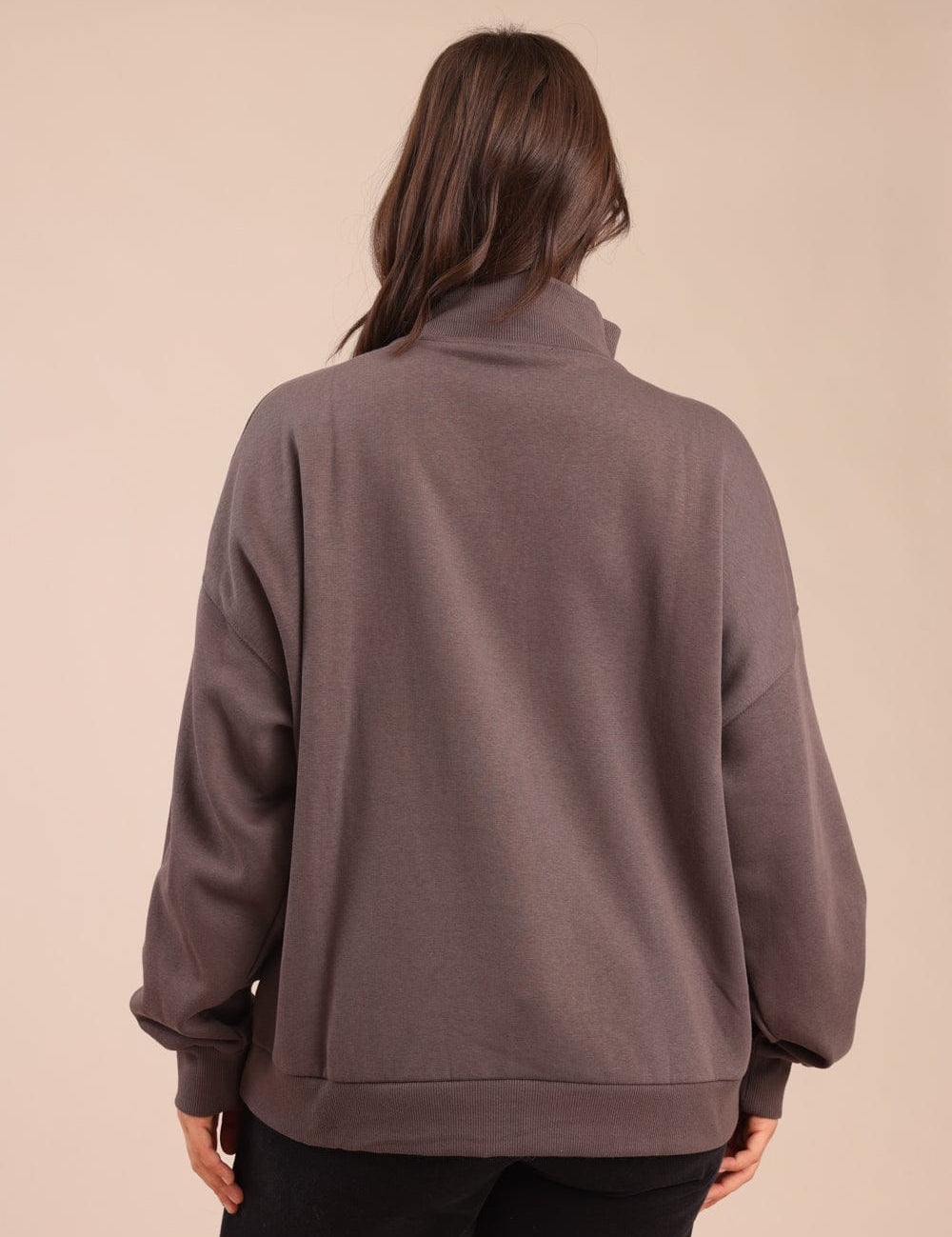 FOX פלאס נשים פוטרים פוטר חצי רוכסן| PLUS SIZE פוטר חצי רוכסן| PLUS SIZE