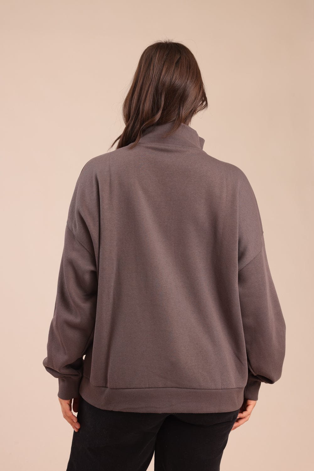 FOX פלאס נשים פוטרים פוטר חצי רוכסן| PLUS SIZE פוטר חצי רוכסן| PLUS SIZE