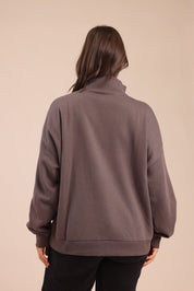 FOX פלאס נשים פוטרים פוטר חצי רוכסן| PLUS SIZE פוטר חצי רוכסן| PLUS SIZE