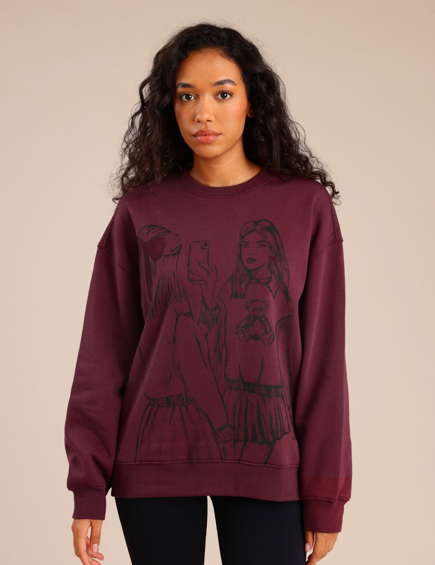 FOX נשים פוטרים פוטר עם הדפס פוטר עם הדפס