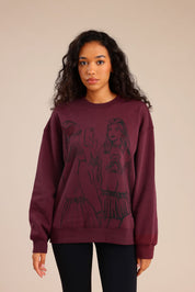 FOX נשים פוטרים פוטר עם הדפס פוטר עם הדפס