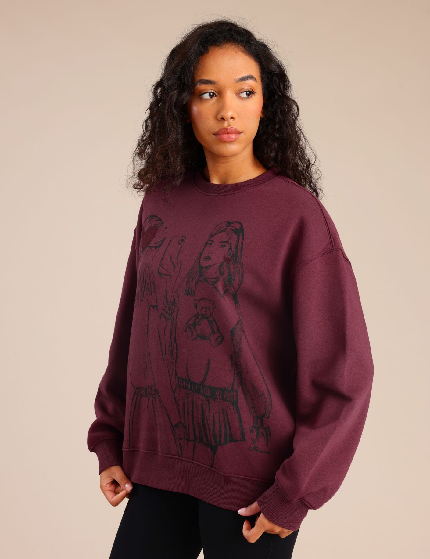 FOX נשים פוטרים פוטר עם הדפס פוטר עם הדפס