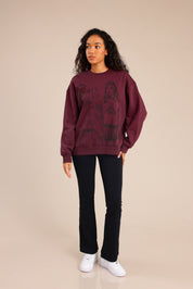 FOX נשים פוטרים פוטר עם הדפס פוטר עם הדפס