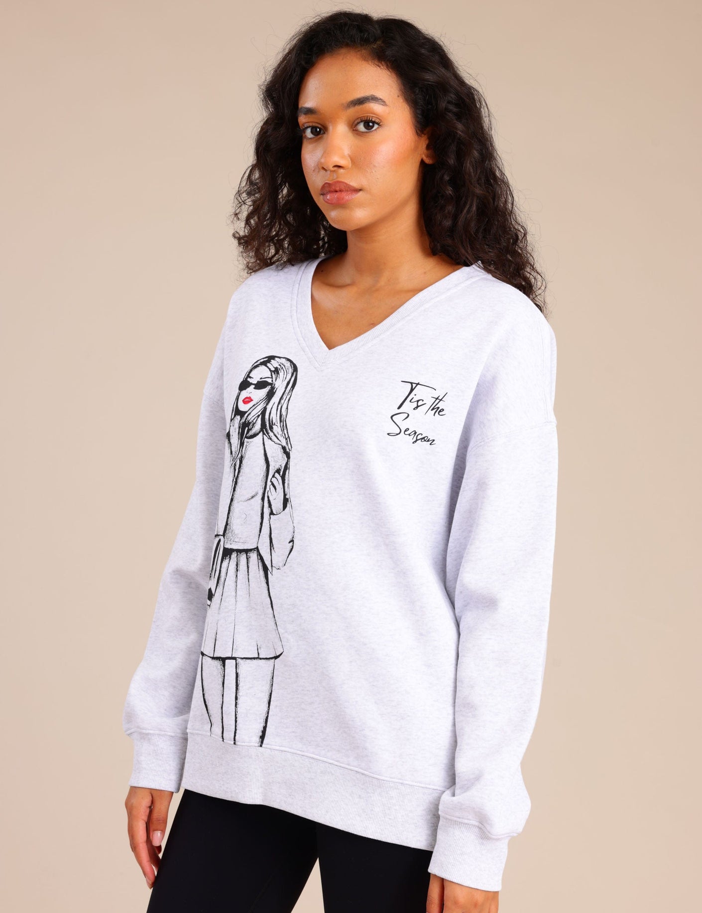 FOX נשים פוטרים פוטר עם הדפס פוטר עם הדפס