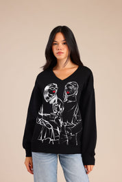 FOX נשים פוטרים פוטר עם הדפס פוטר עם הדפס