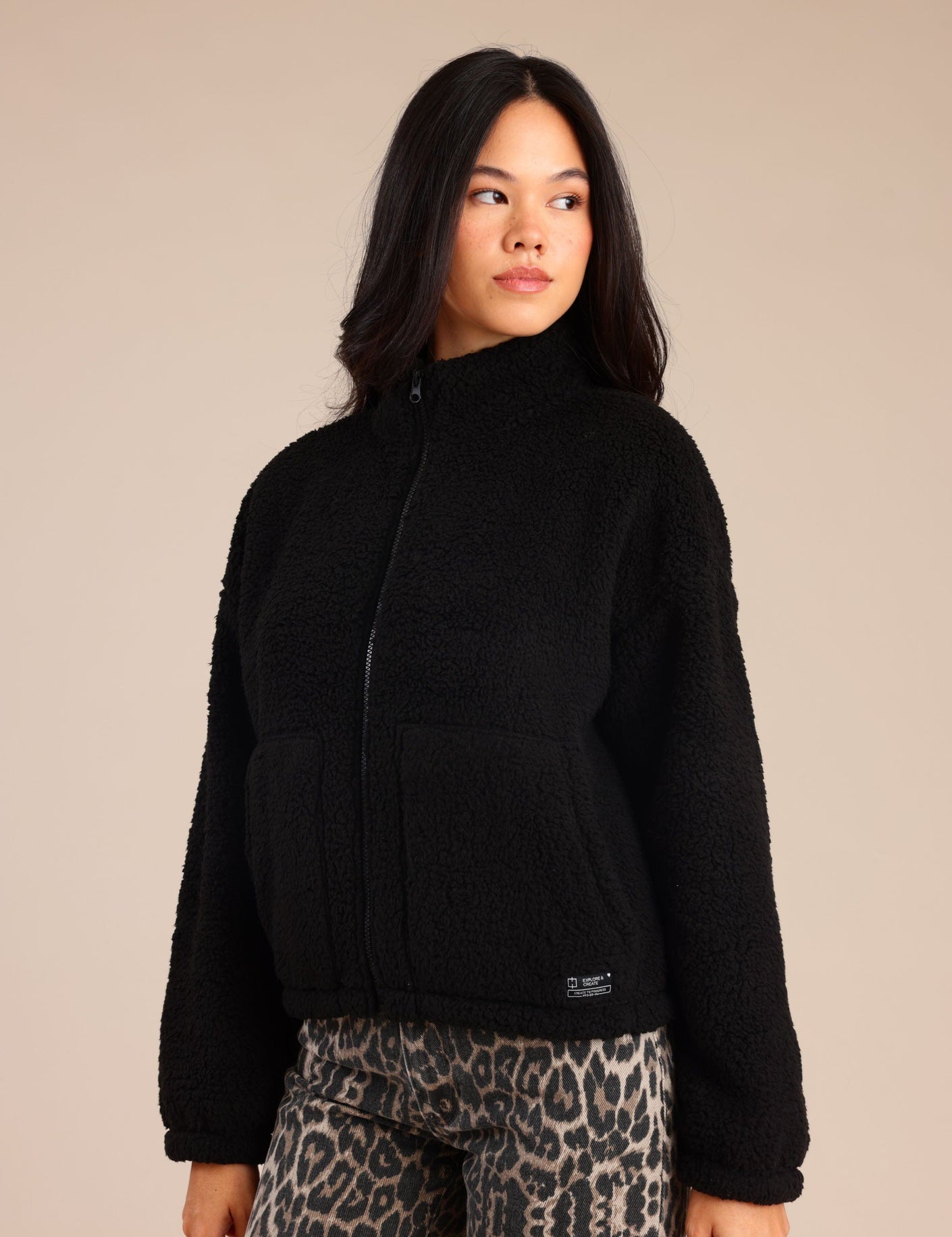 FOX נשים אחר קרדיגן פרווה קרדיגן פרווה