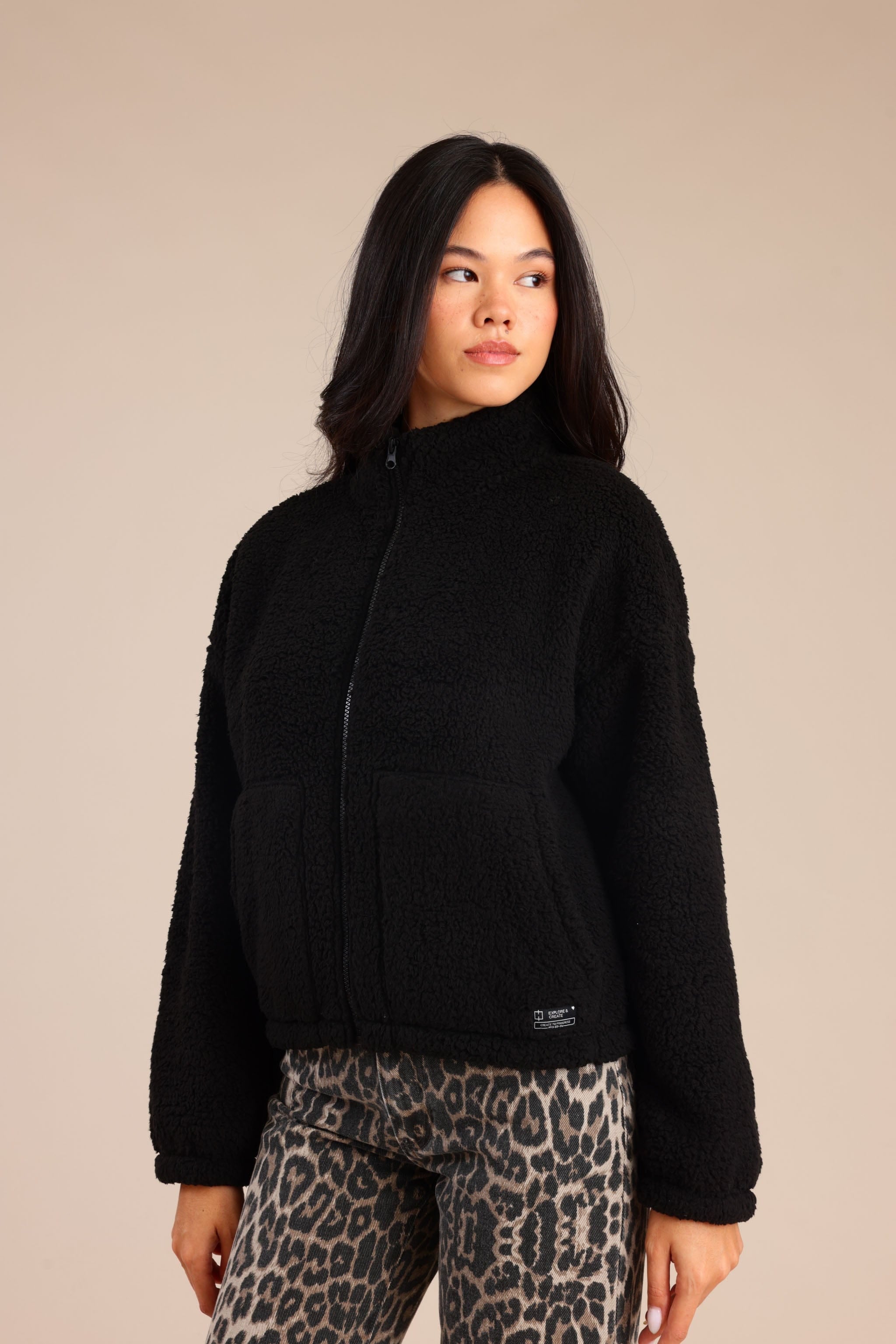 FOX נשים אחר קרדיגן פרווה קרדיגן פרווה