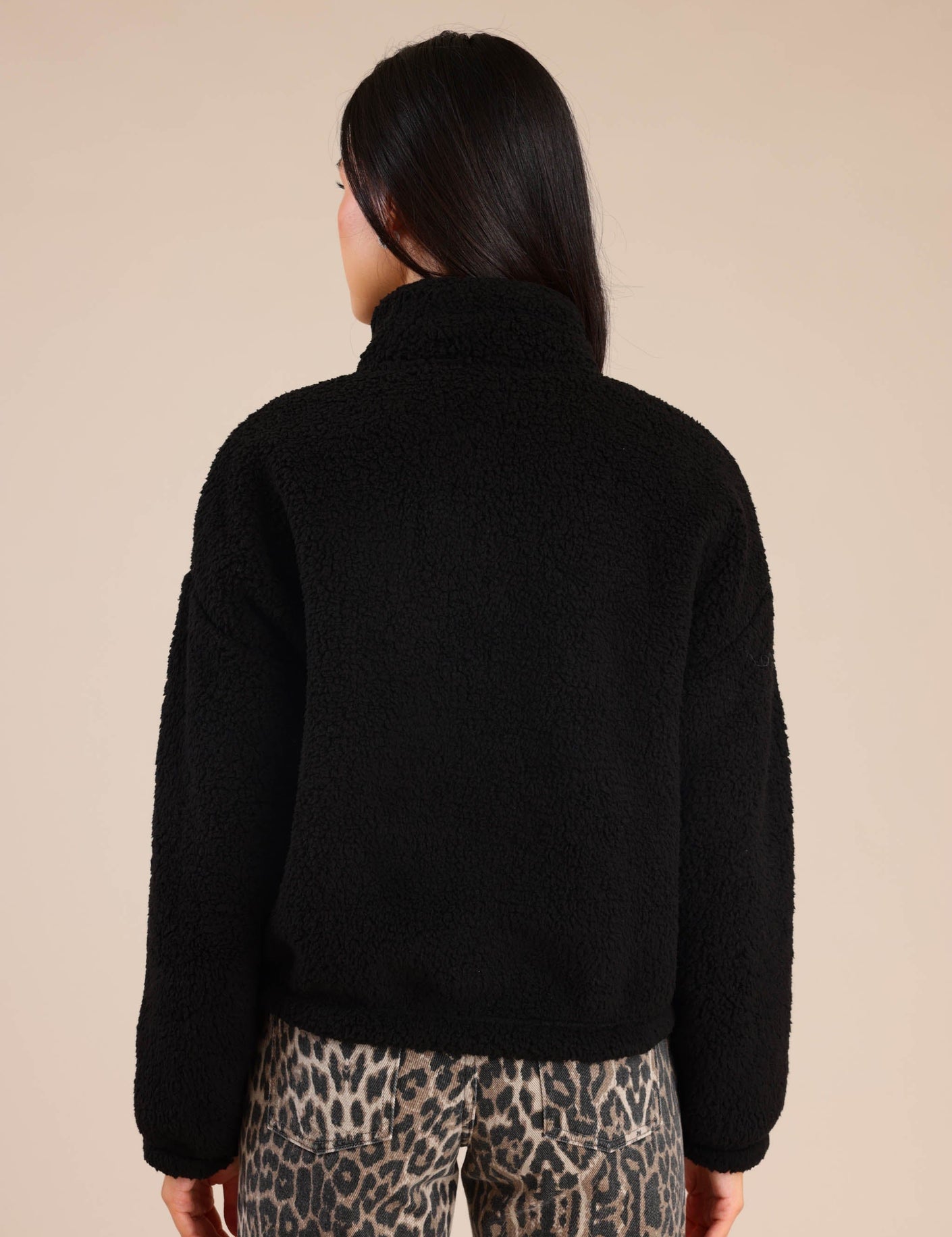 FOX נשים אחר קרדיגן פרווה קרדיגן פרווה