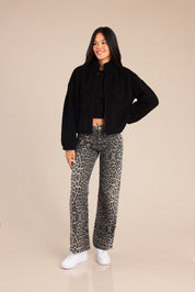 FOX נשים אחר קרדיגן פרווה קרדיגן פרווה