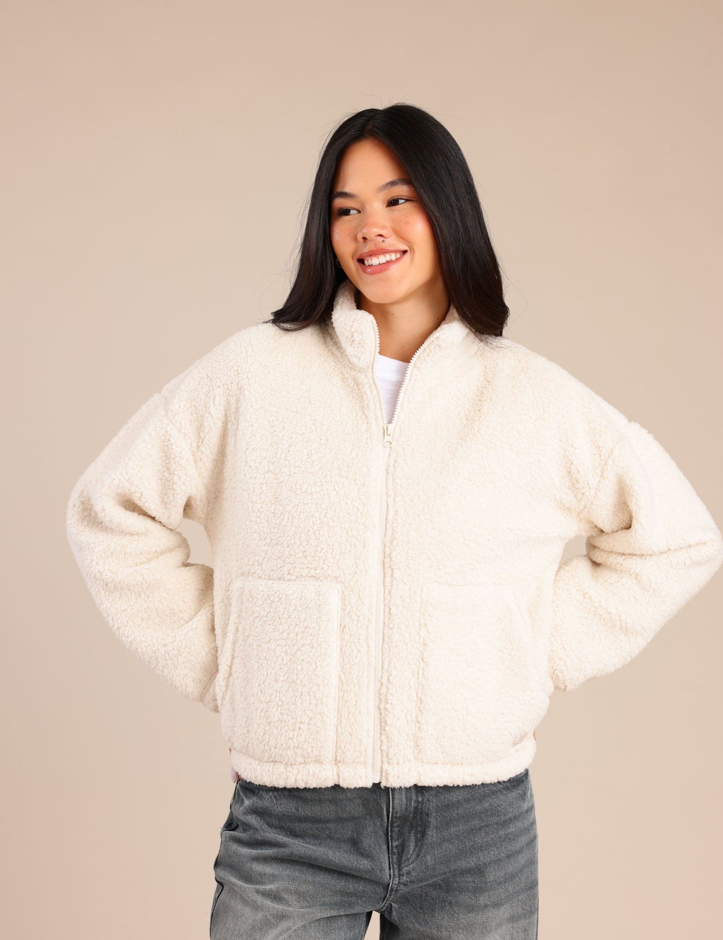 FOX נשים אחר קרדיגן פרווה קרדיגן פרווה