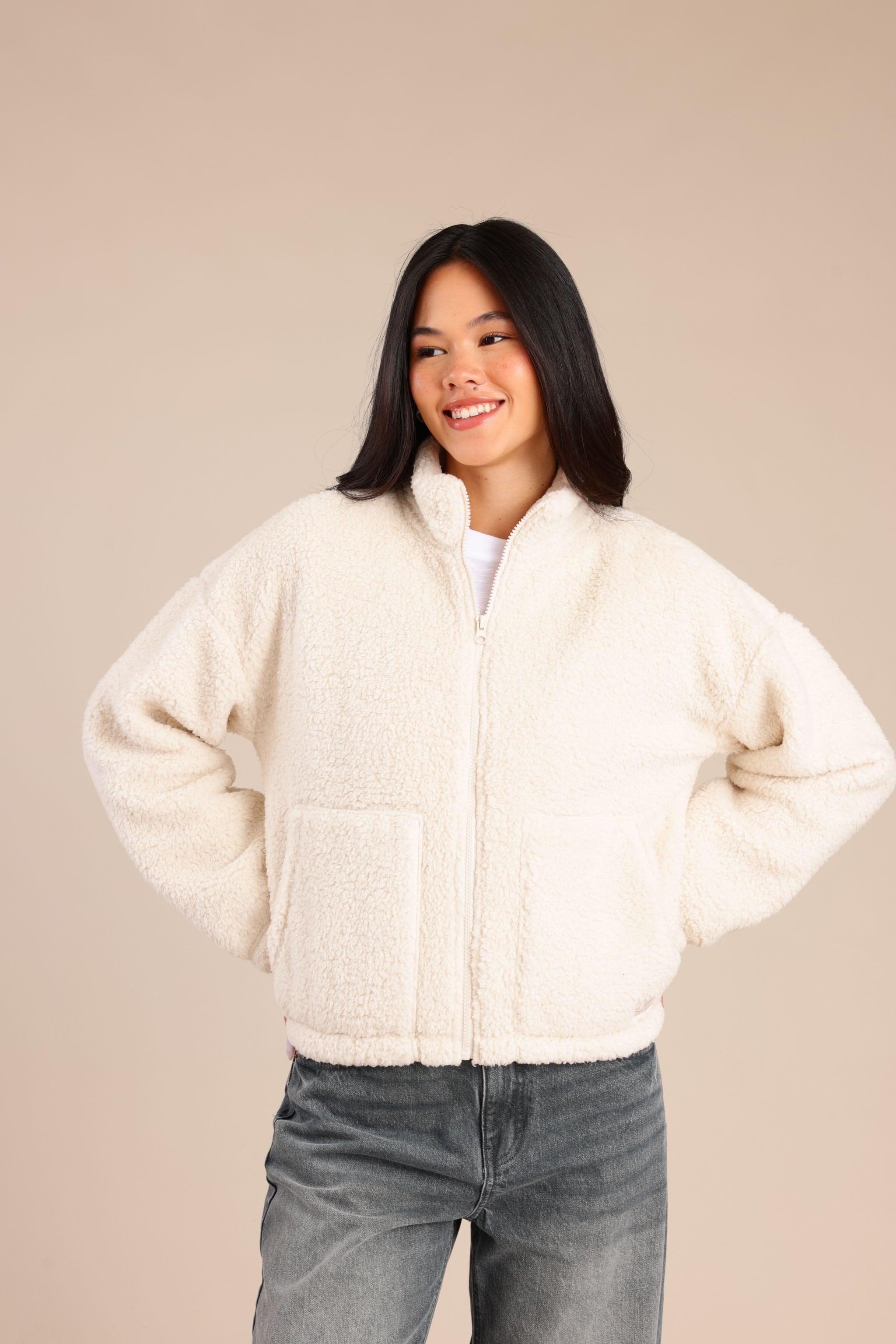 FOX נשים אחר קרדיגן פרווה קרדיגן פרווה