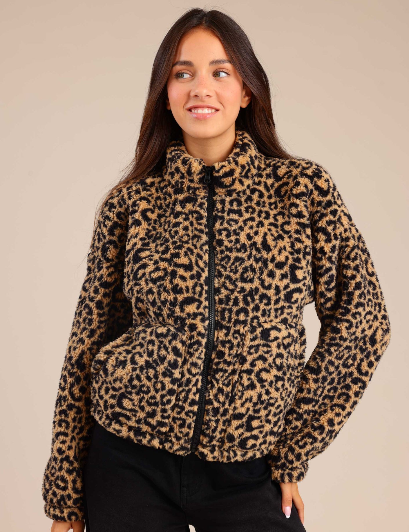 FOX נשים אחר קרדיגן פרווה קרדיגן פרווה