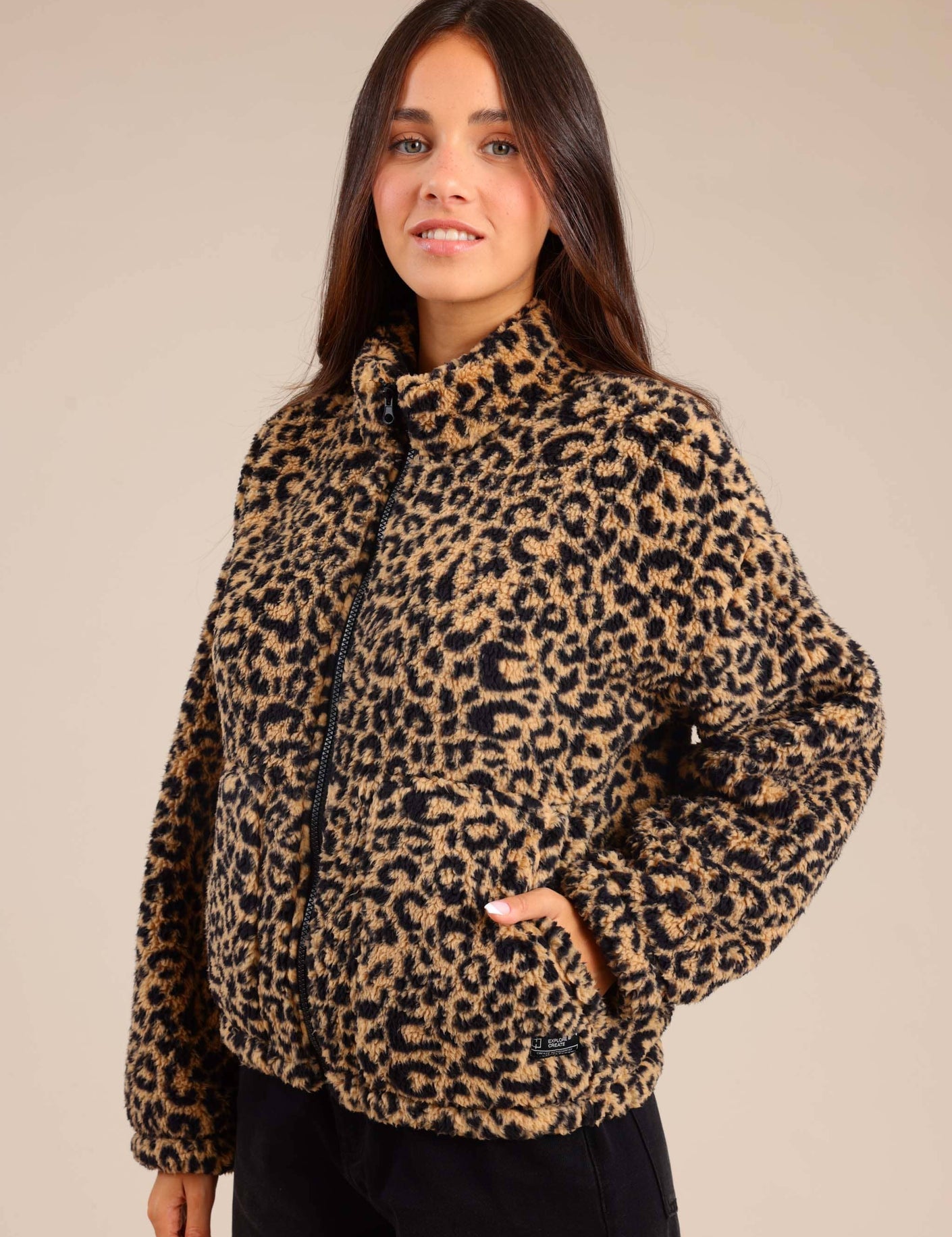 FOX נשים אחר קרדיגן פרווה קרדיגן פרווה