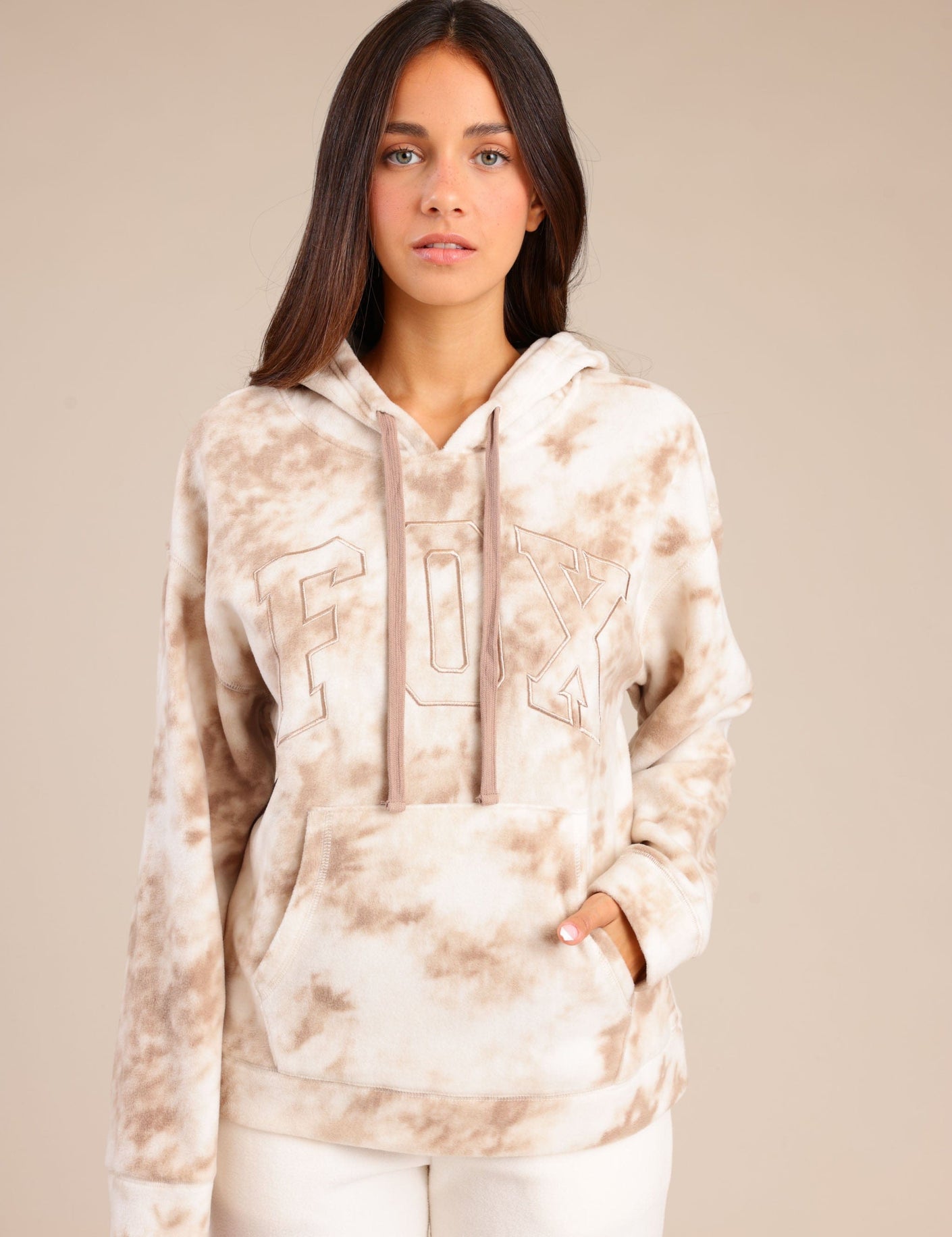 FOX נשים פליזים קפוצ'ון פליז פוקס קפוצ'ון פליז פוקס