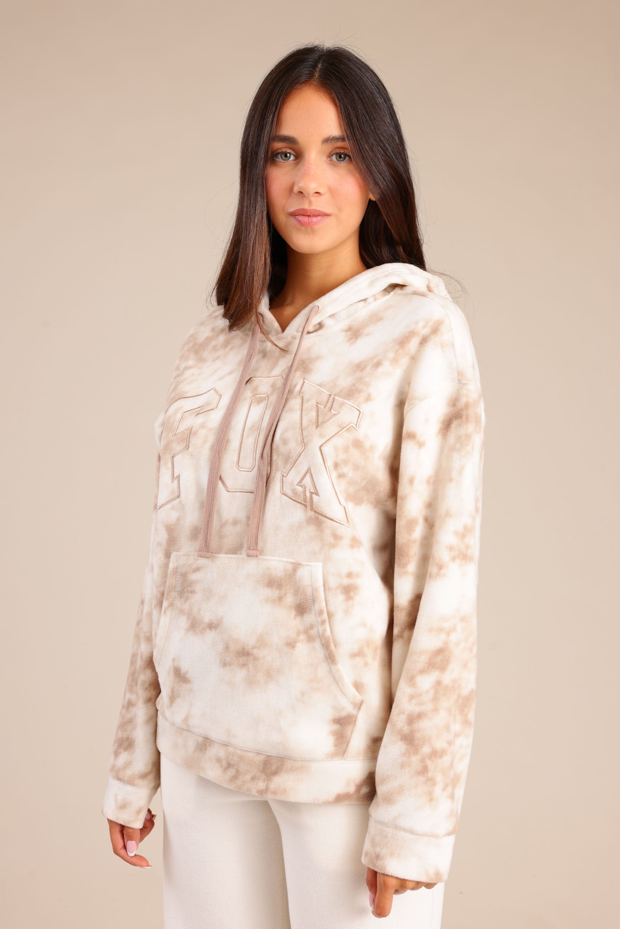 FOX נשים פליזים קפוצ'ון פליז פוקס קפוצ'ון פליז פוקס