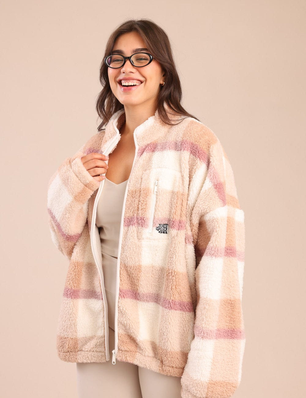 FOX פלאס נשים אחר קרדיגן שרלינג | PLUS SIZE קרדיגן שרלינג | PLUS SIZE