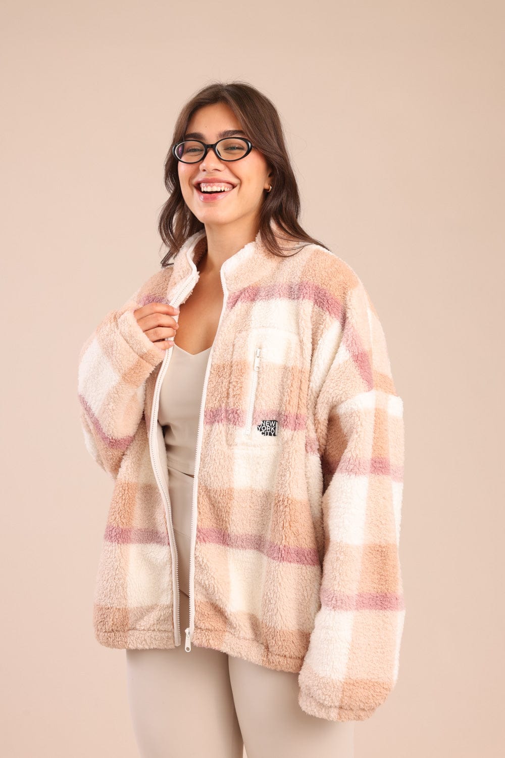 FOX פלאס נשים אחר קרדיגן שרלינג | PLUS SIZE קרדיגן שרלינג | PLUS SIZE