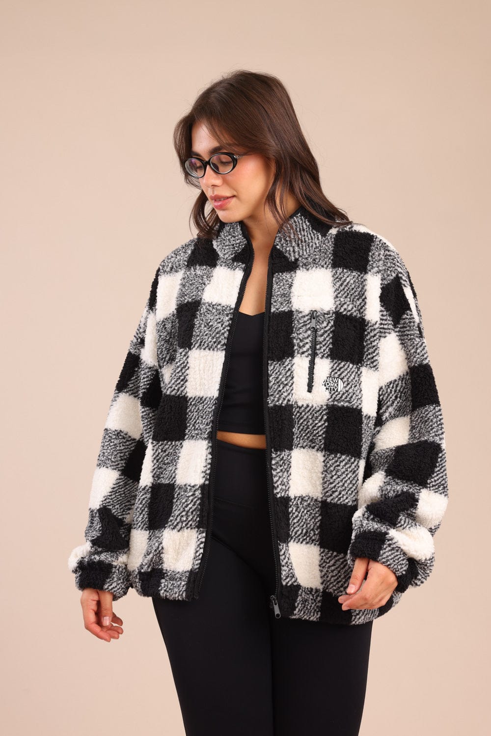 FOX פלאס נשים אחר קרדיגן שרלינג | PLUS SIZE קרדיגן שרלינג | PLUS SIZE