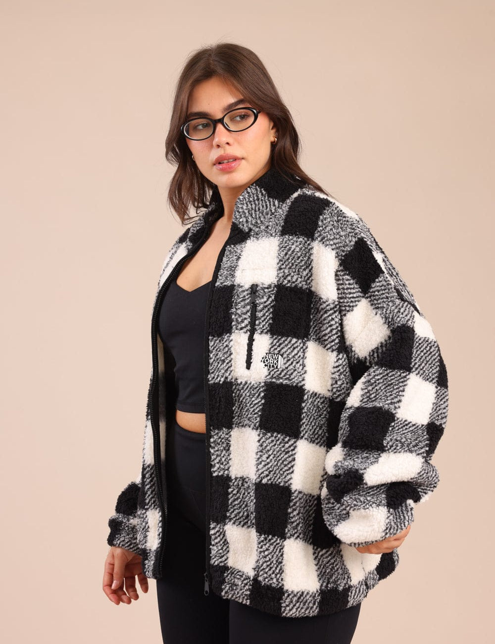 FOX פלאס נשים אחר קרדיגן שרלינג | PLUS SIZE קרדיגן שרלינג | PLUS SIZE