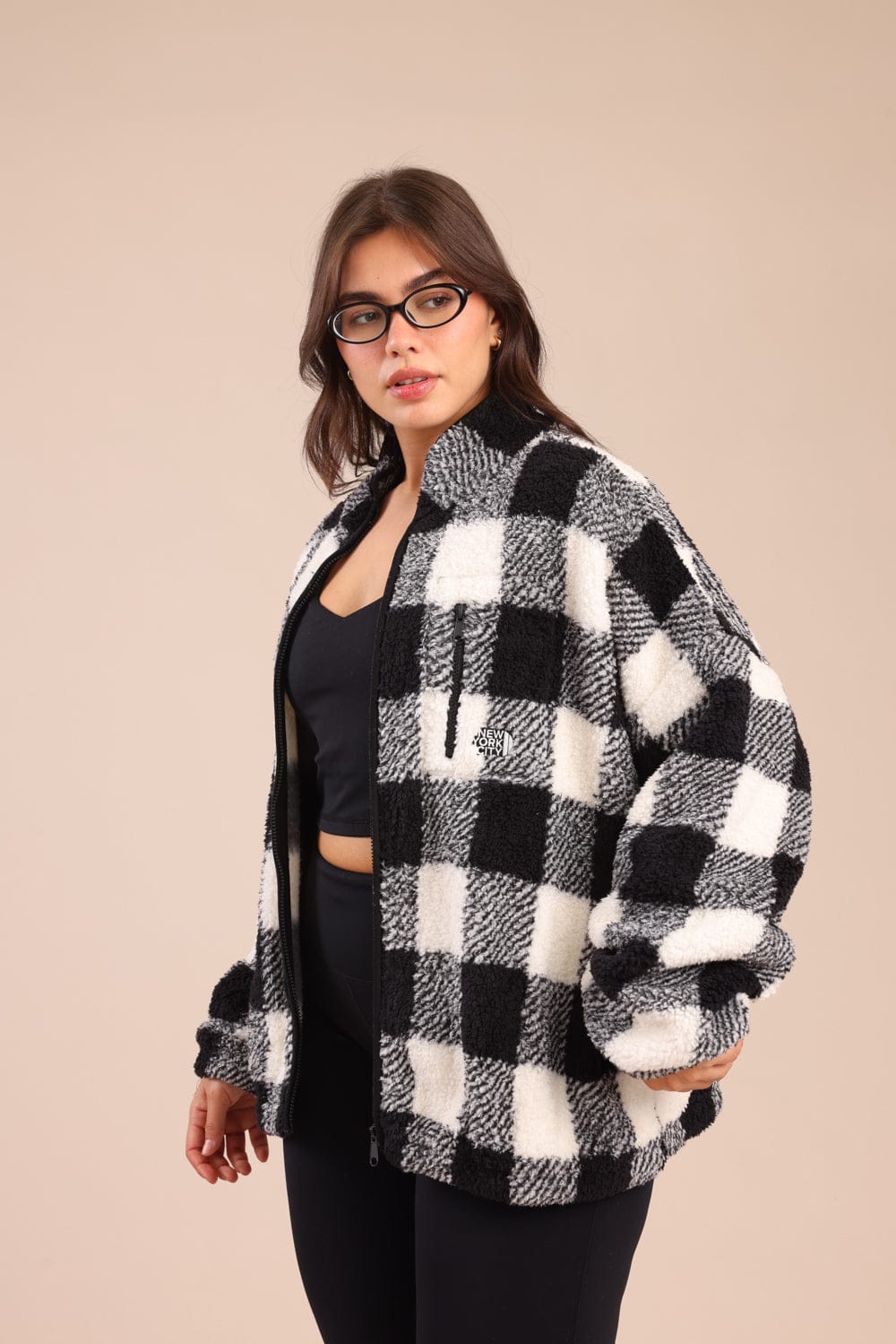 FOX פלאס נשים אחר קרדיגן שרלינג | PLUS SIZE קרדיגן שרלינג | PLUS SIZE